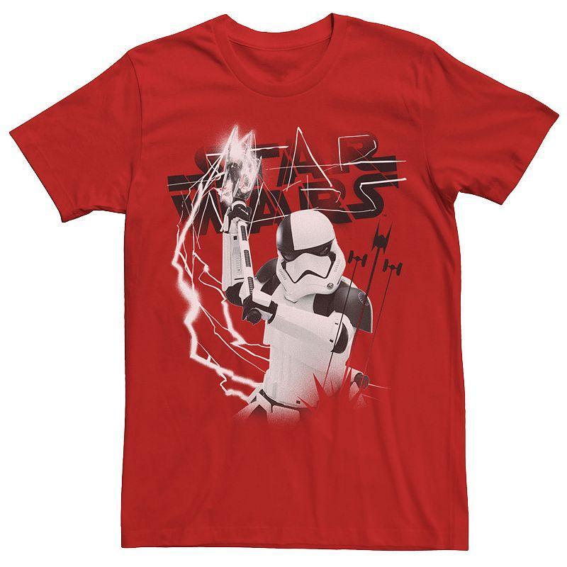 Mens Star Wars Last Jedi Stormtrooper Electrical Logo Tee Product Image