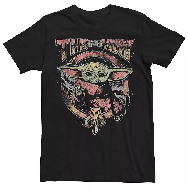 Mens Star Wars The Mandalorioan This Is The Way Grogu Poster Tee Product Image