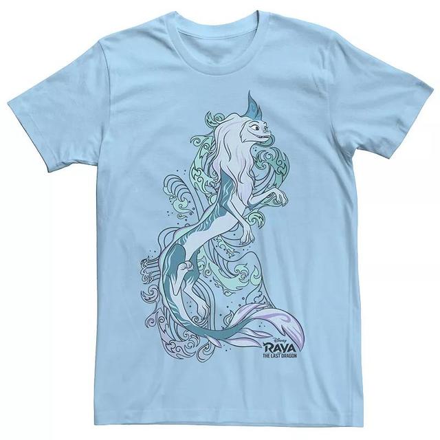 Mens Disney Raya And The Last Dragon Sisu Waves Tee Product Image