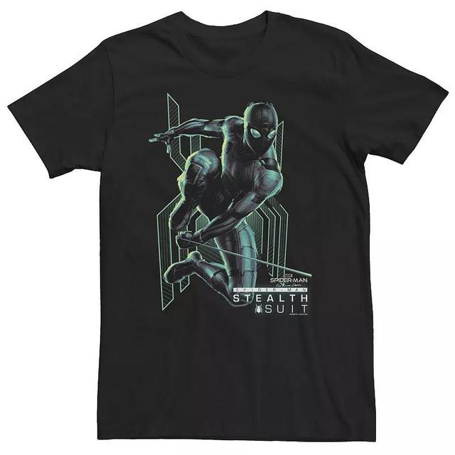 Big & Tall Marvel Spider-Man Far From Home Stealth Suit Swing Graphic Tee, Mens Product Image