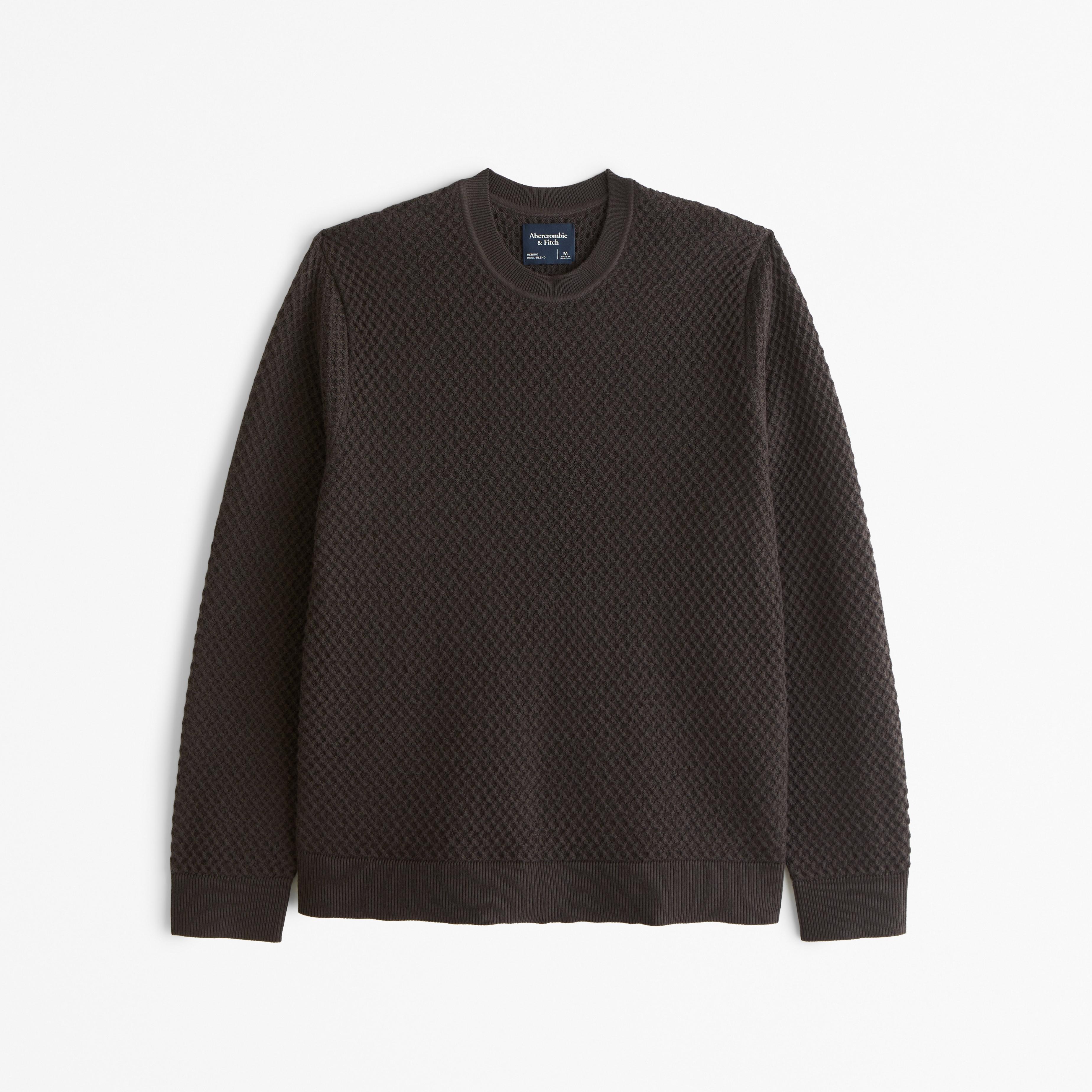 Merino Wool-Blend Crew Sweater Product Image