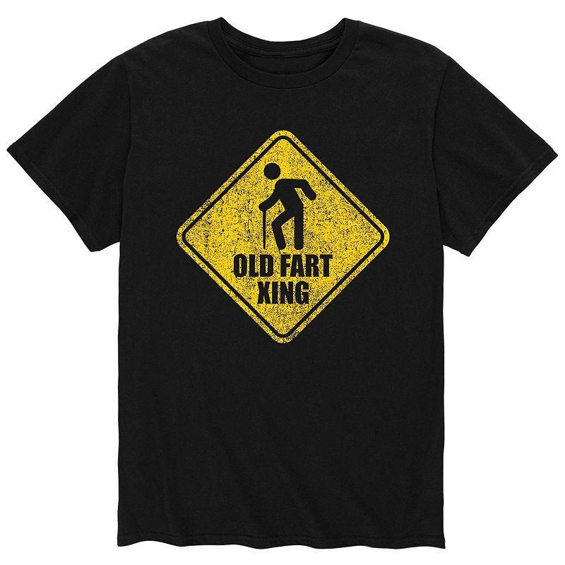 Mens Old Guy Crossing Tee Product Image