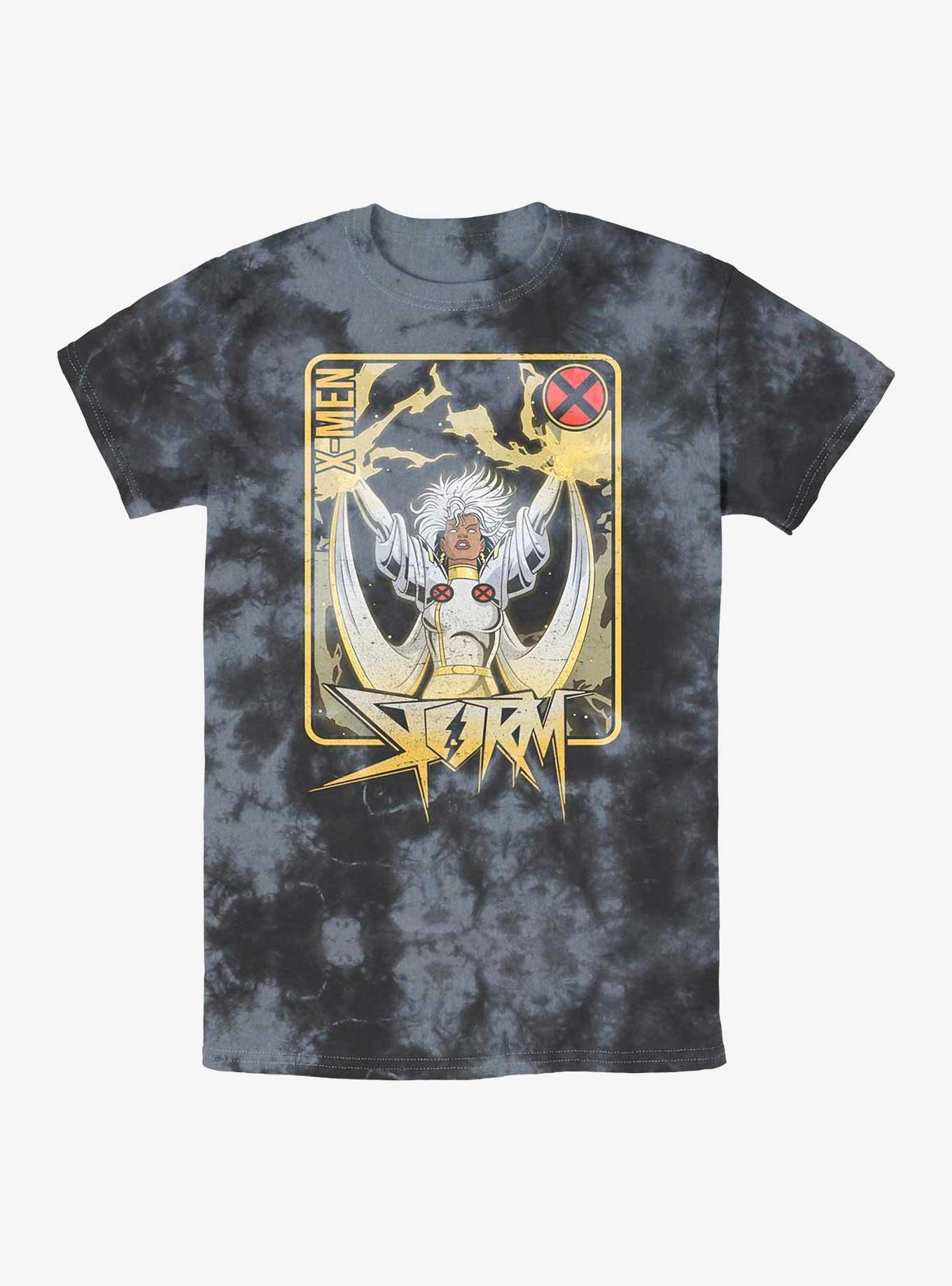 Marvel X-Men Lightning Storm Tie-Dye T-Shirt Product Image