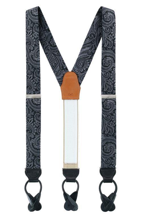 Trafalgar Sobee Paisley Silk Suspenders Product Image