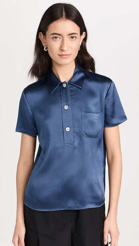 Vince Short Sleeve Polo | Shopbop Product Image