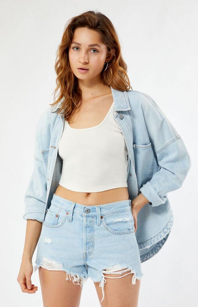 Womens Levis 501 Original Jean Shorts Product Image