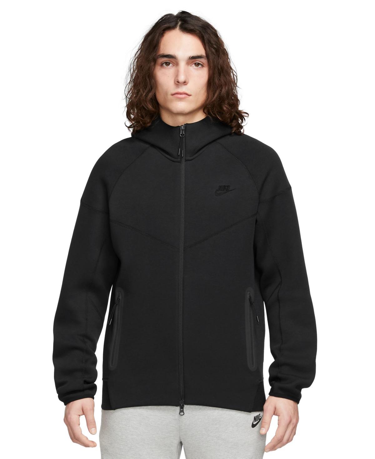 Nike Mens Nike Tech Fleece Full-Zip Hoodie - Mens Black/Black Product Image