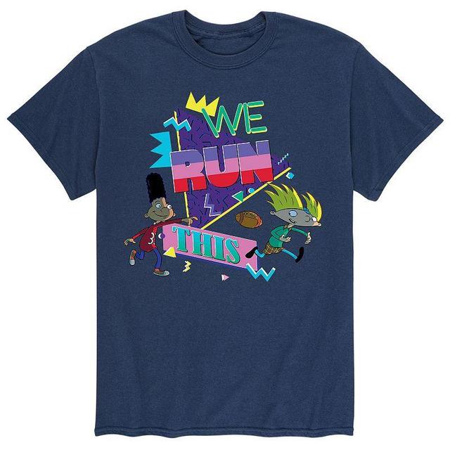 Mens Hey Arnold! Retro Tee Blue Product Image