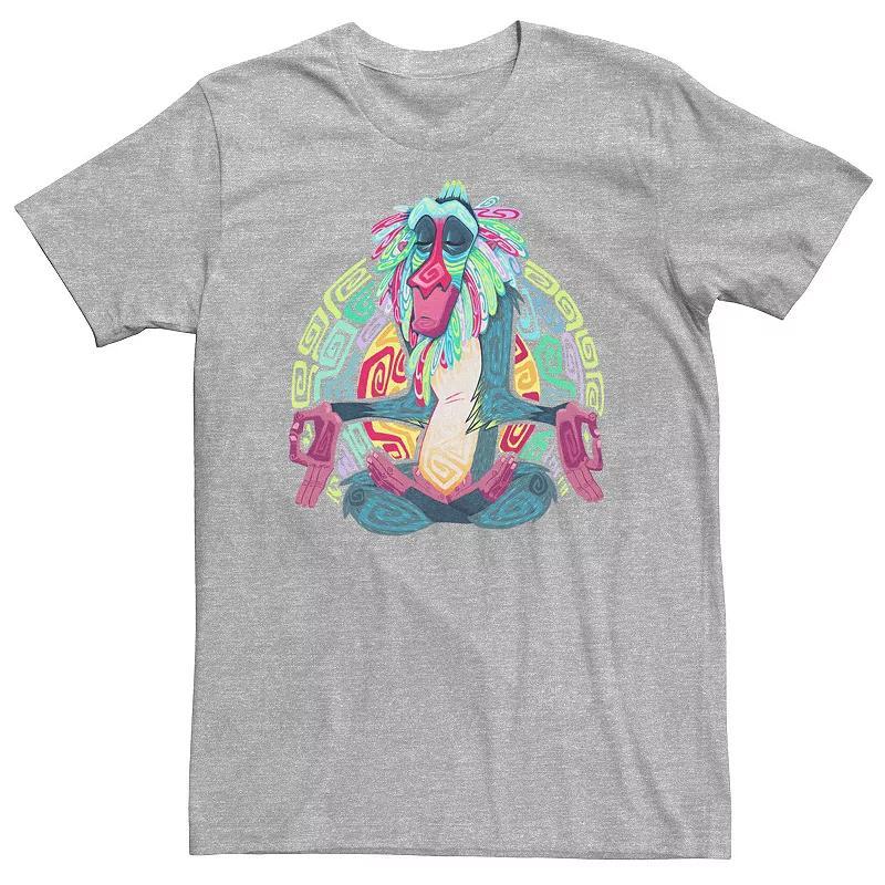 Big & Tall Disney The Lion King Rafiki Meditation Tee, Mens Athletic Grey Product Image