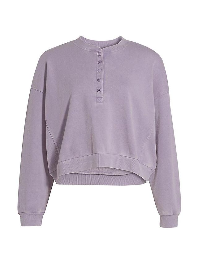 Womens Cotton Crewneck Sweatshirt Product Image