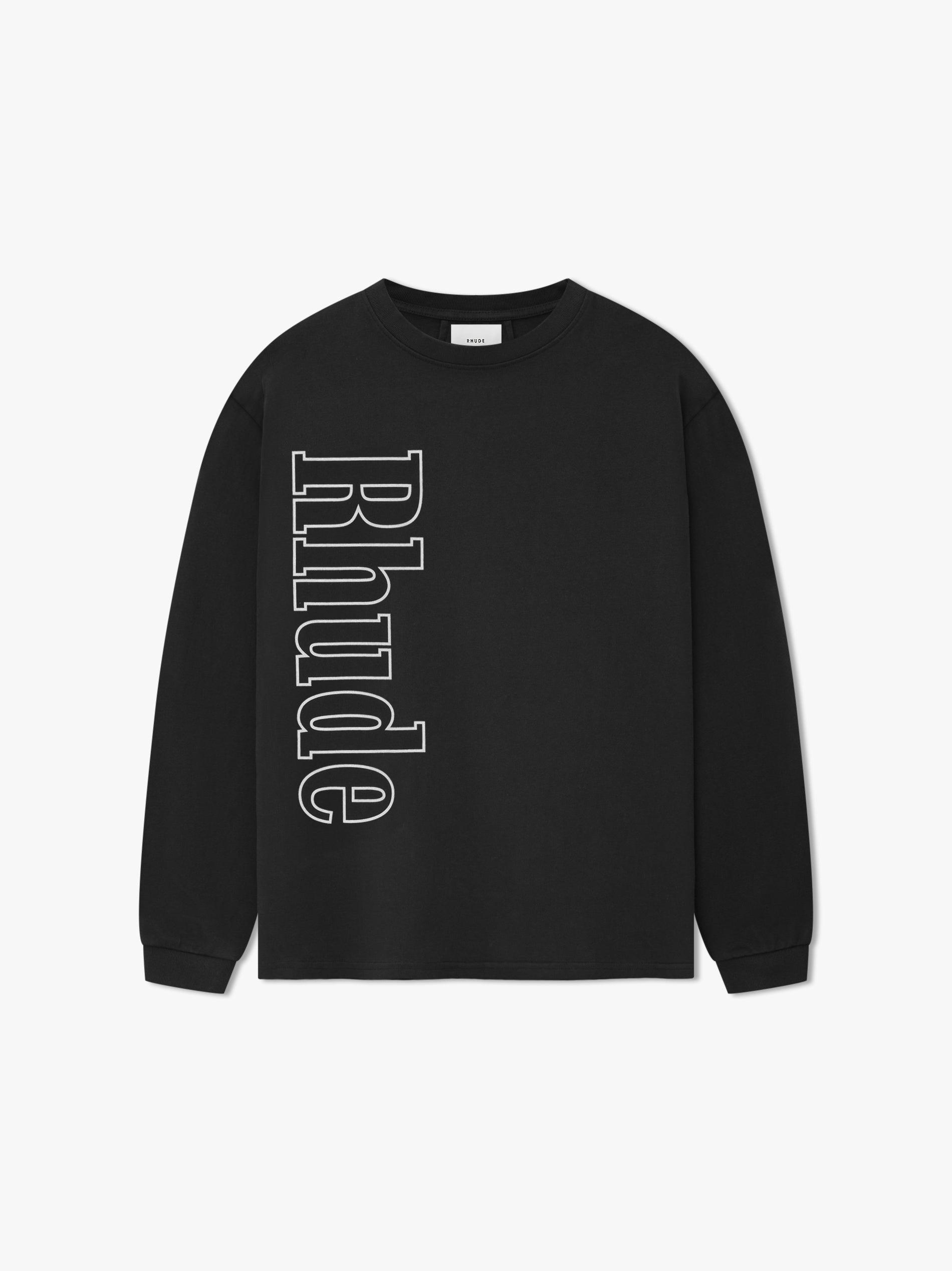 RHUDE SIDE LOGO LS TEE Male Product Image