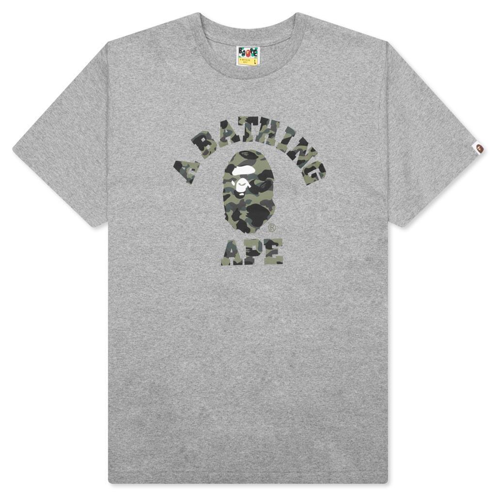 1st Camo College Tee - Grey/Green Male Product Image