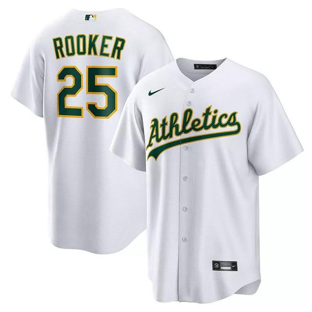 Mens Nike Brent Rooker Oakland Athletics Home Replica Jersey Product Image