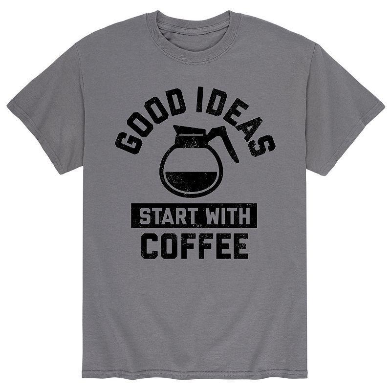 Mens Good Ideas Coffee Tee Product Image