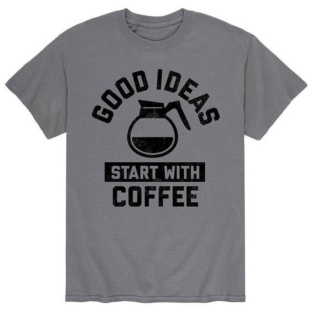 Mens Good Ideas Coffee Tee Product Image