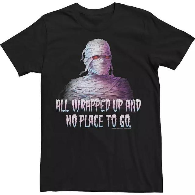 Mens Goosebumps Mummy All Wrapped Up Text Tee Product Image