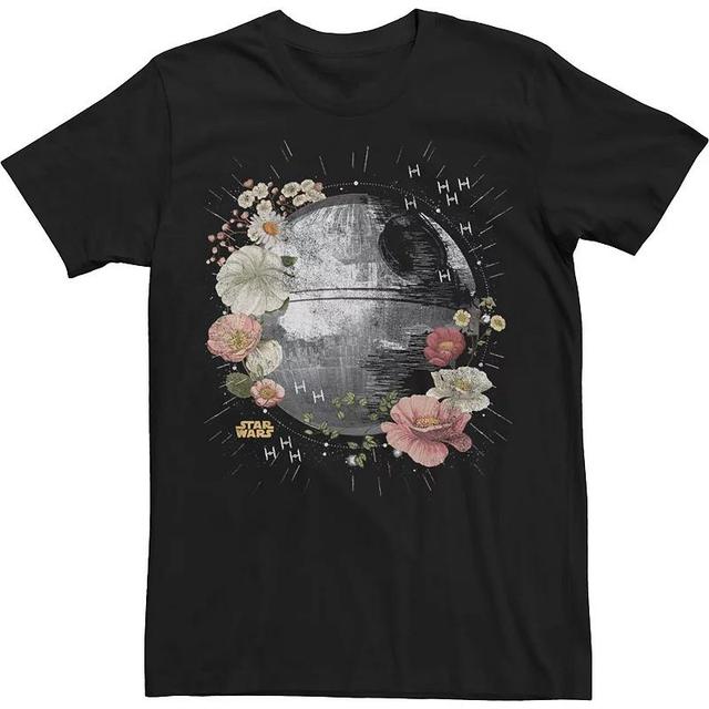 Mens Star Wars Floral Death Star Tee Product Image