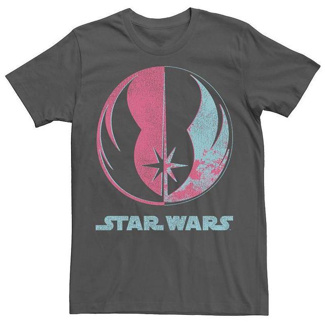 Mens Star Wars Jedi Logo Split Tee Grey Product Image