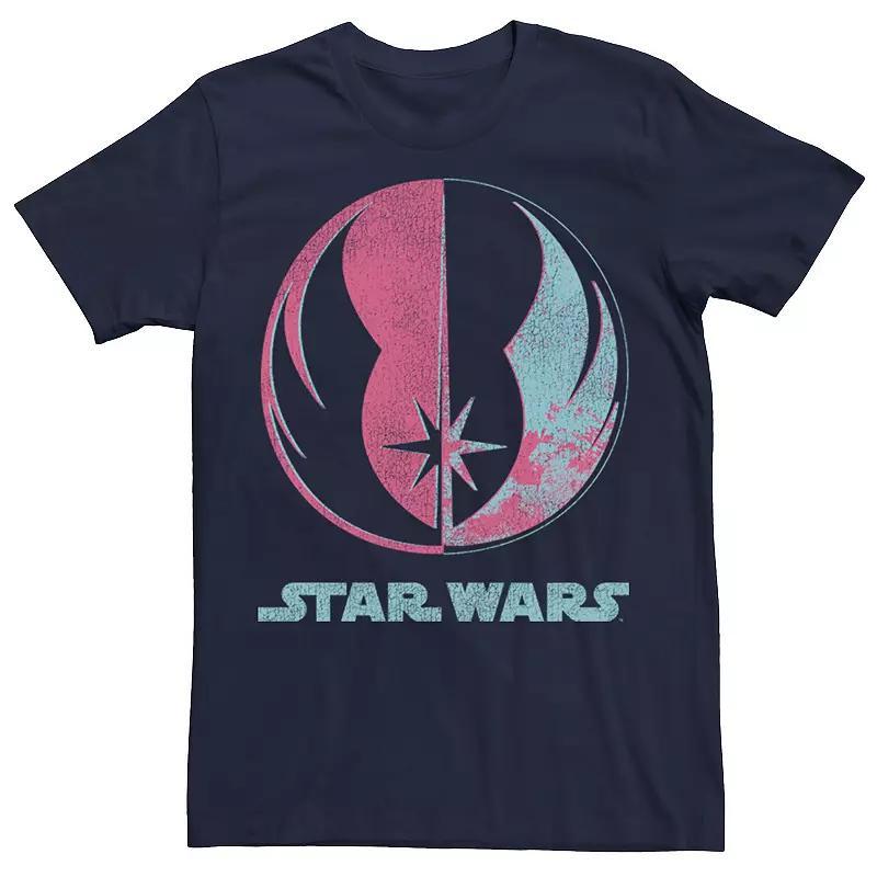 Mens Star Wars Jedi Logo Split Tee Grey Product Image