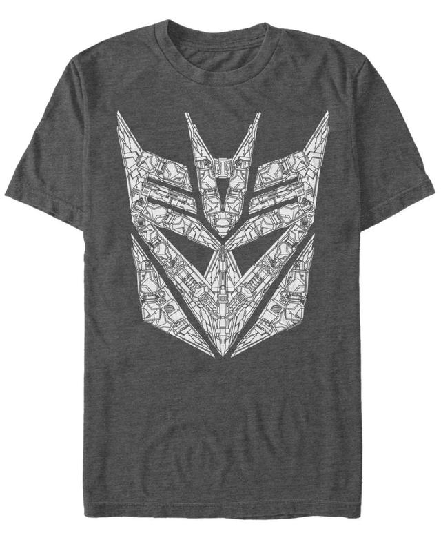 Fifth Sun Mens Decepticon Symbol Short Sleeve Crew T-shirt Product Image