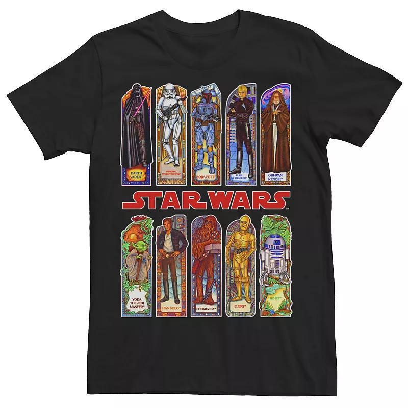 Mens Star Wars Character Panels Tee Product Image