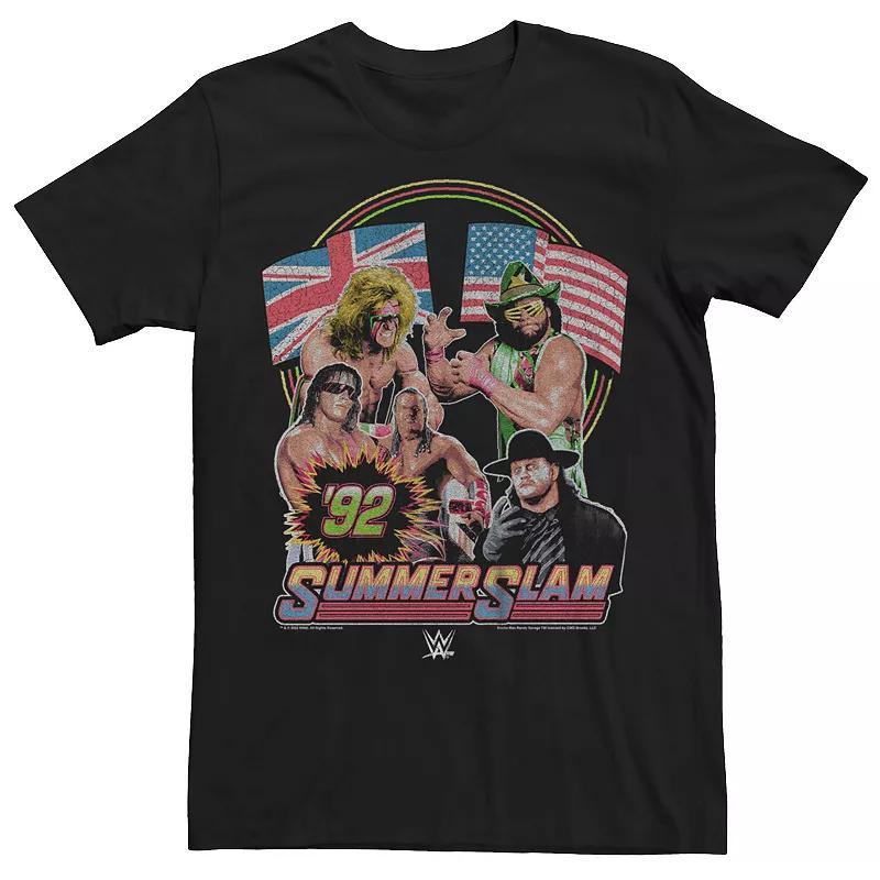 Big & Tall WWE 1992 Summer Slam Stellar Fights Graphic Tee, Mens Product Image