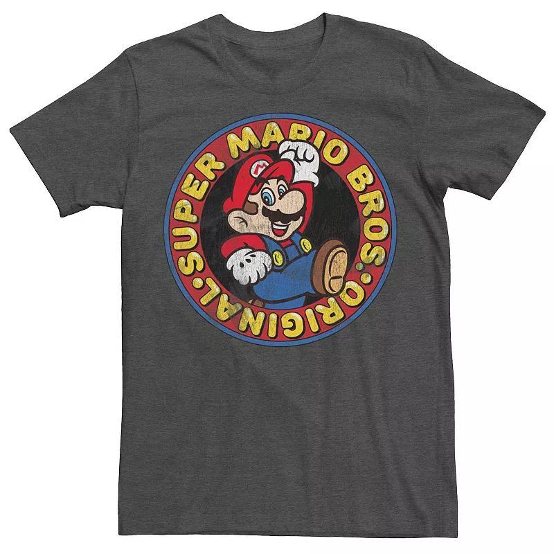 Mens Super Mario Original 70s Logo Graphic Tee Product Image