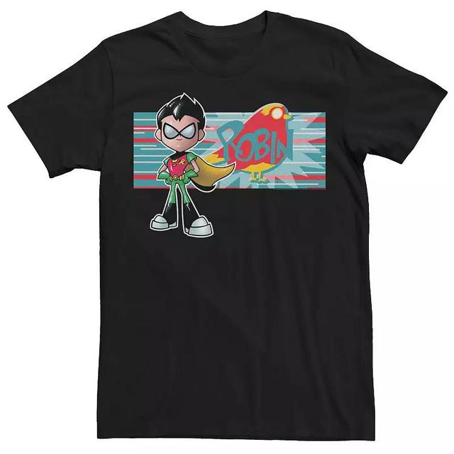 Mens DC Comics Teen Titans Go! Robin Character Panel Tee Product Image