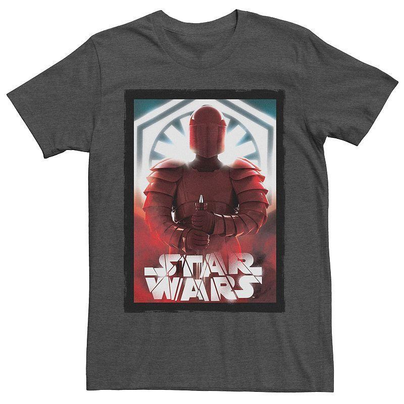 Mens Star Wars Elite Praetorian Guard Poster Tee Grey Heather Product Image