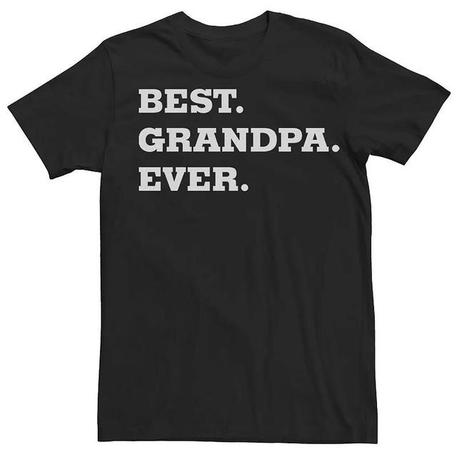 Mens Best Grandpa Ever Graphic Tee Product Image