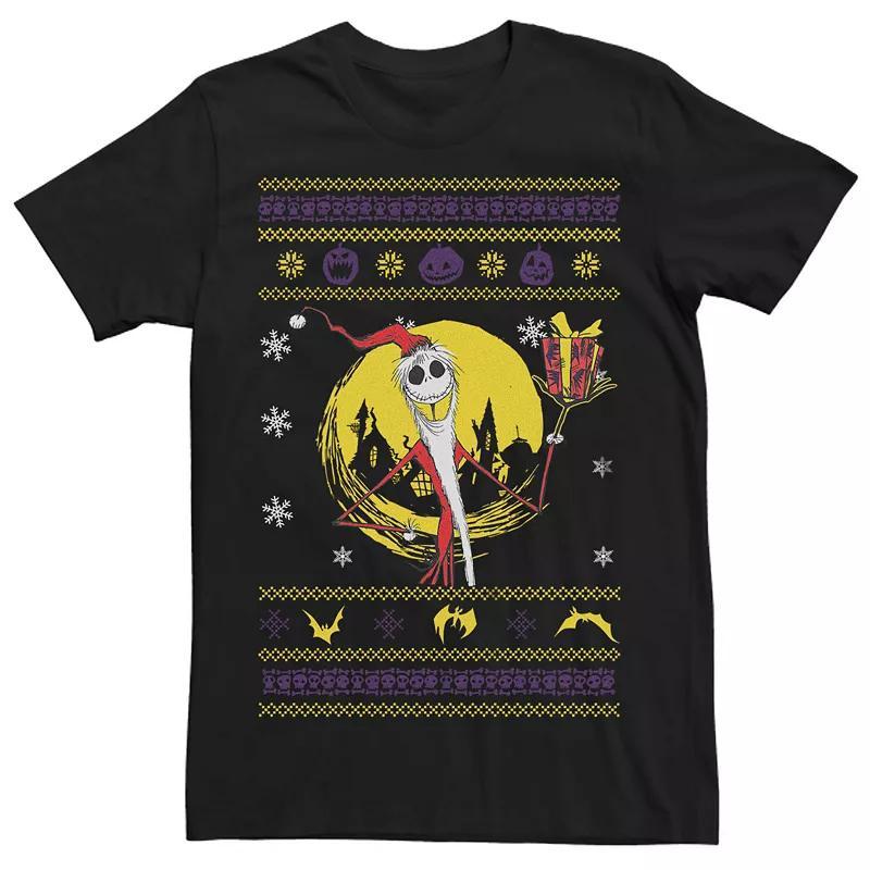 Disneys The Nightmare Before Christmas Ugly Sweater Graphic Tee, Mens Product Image