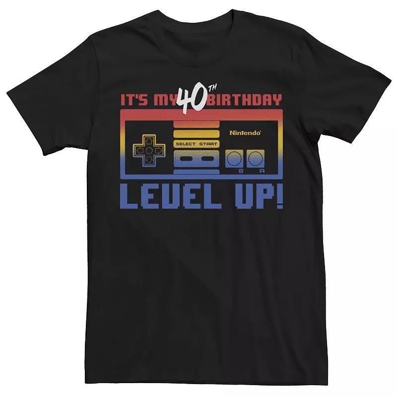 Mens Nintendo My 40th Birthday Level Up Tee Product Image