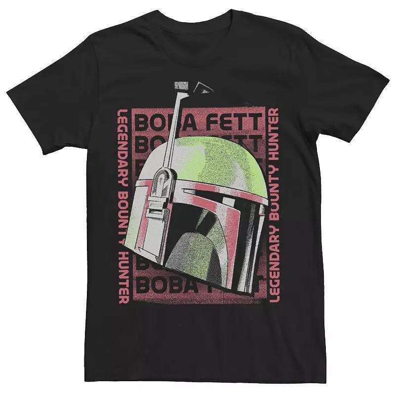 Mens Star Wars Boba Fett Legendary Bounty Hunter Head Shot Tee Product Image