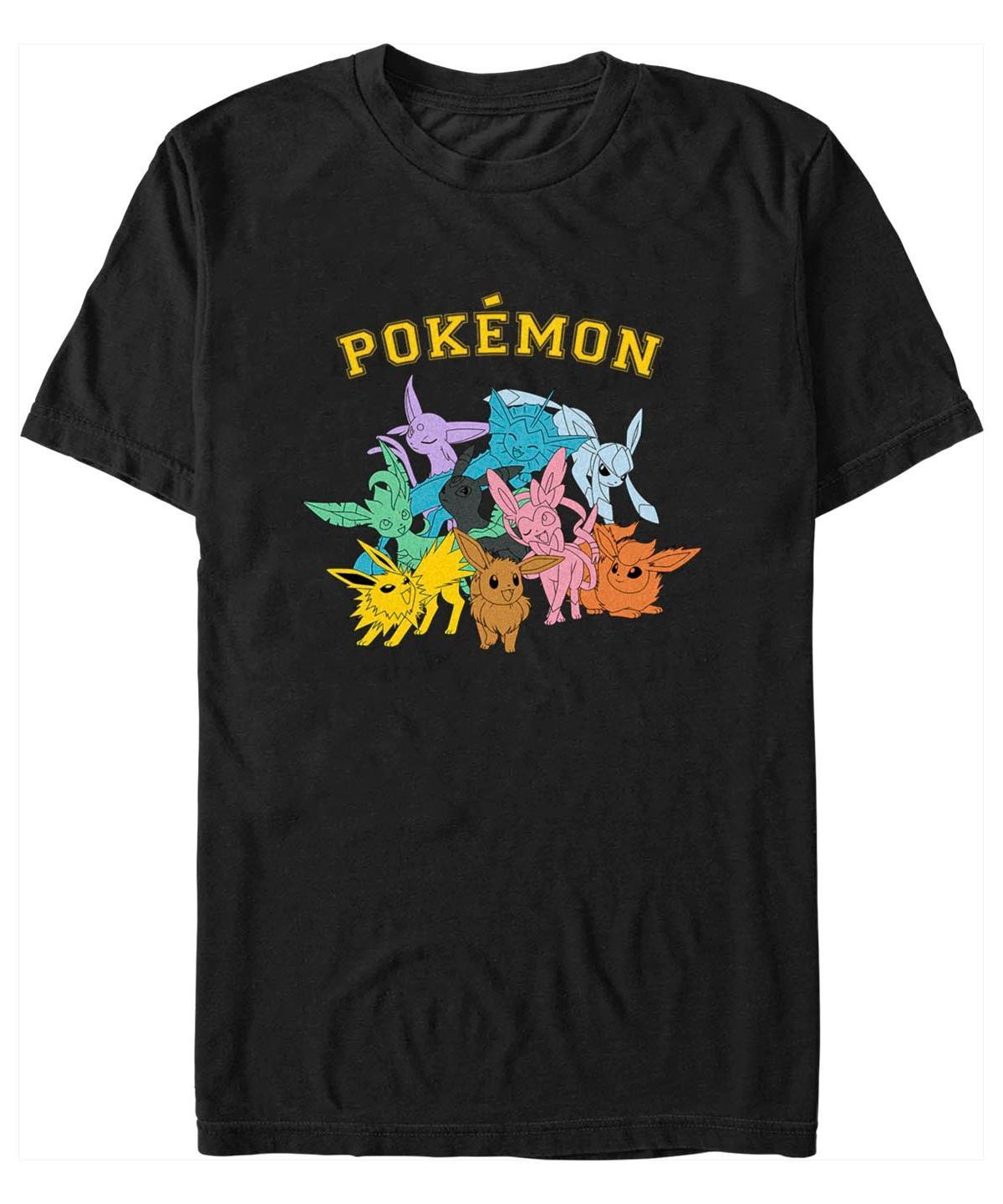 Mens Pokemon Gotta Catch Eeveelutions Short Sleeve T-shirt Product Image