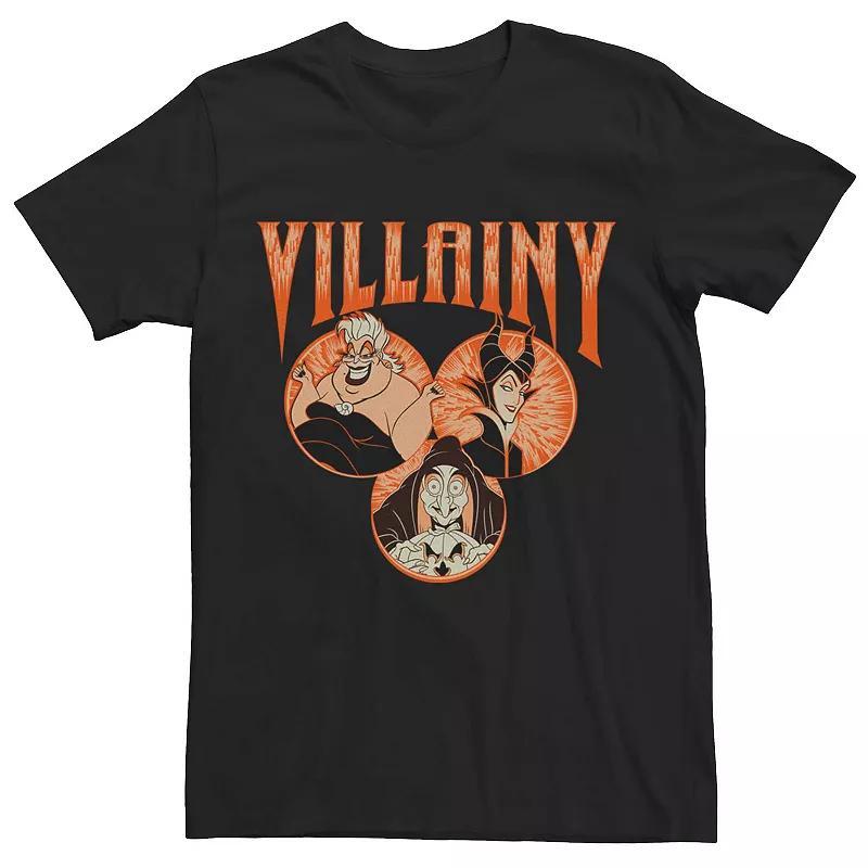 Disneys Villainy Mens Circle Portrait Tee Product Image