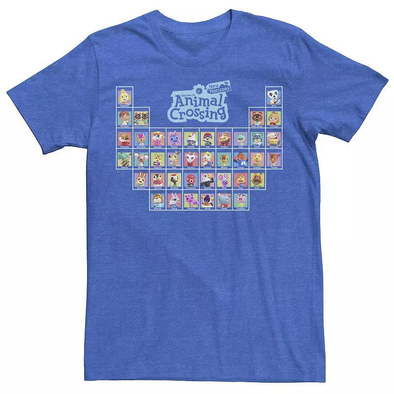 Mens Animal Crossing New Horizons Periodic Table Of Villagers Tee Product Image