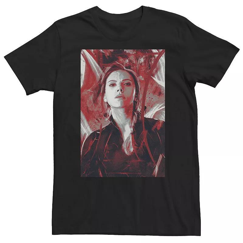 Big & Tall Marvel Avengers Endgame Widow Painting Tee, Mens Product Image