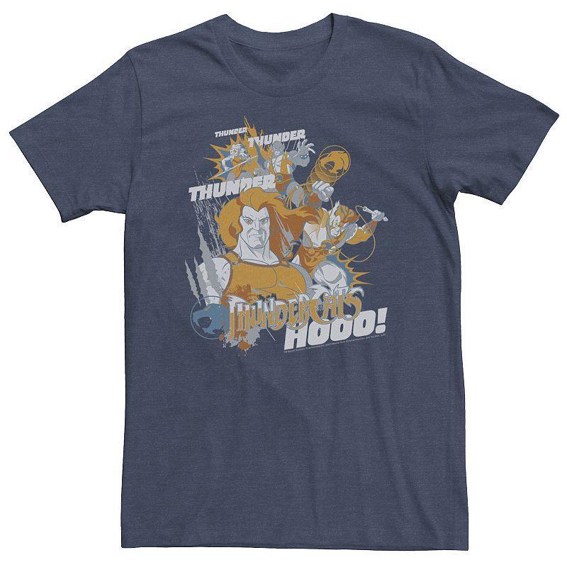 Big & Tall ThunderCats Hooo! Tee, Mens Navy Grey Product Image