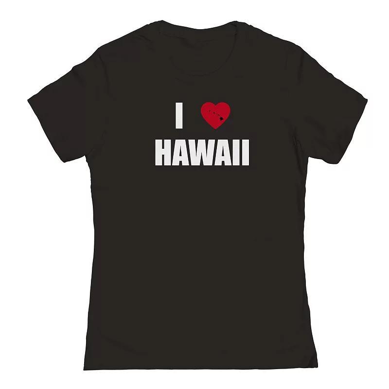 Juniors I Heart Hawaii Graphic Tee, Womens Product Image