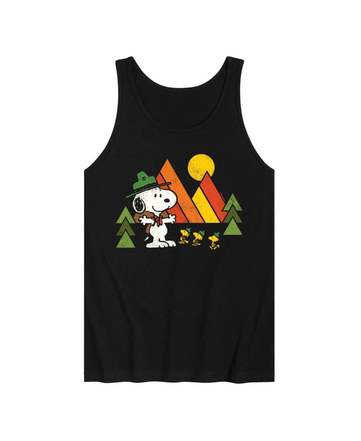 Mens Peanuts Retro Camping Tank Product Image