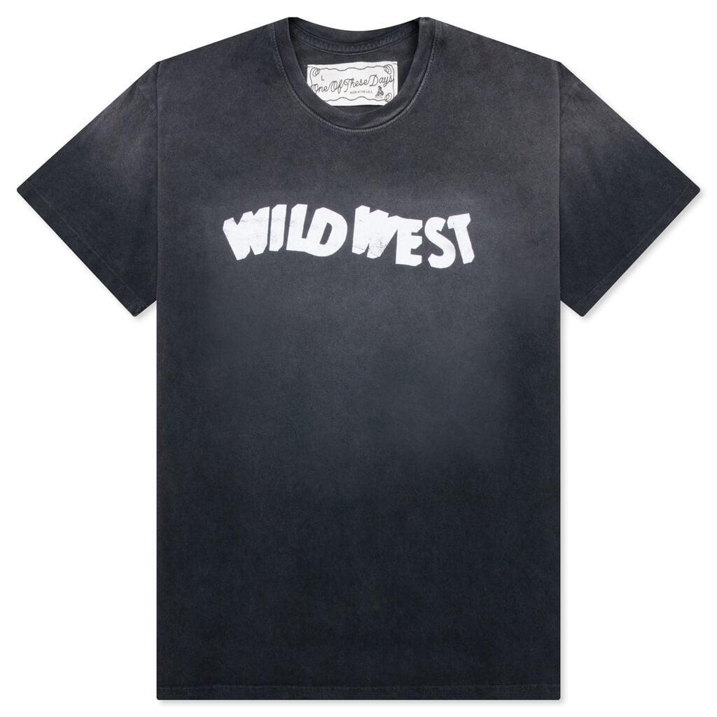 Wild West Tee - Sun Faded Washed Black Male Product Image