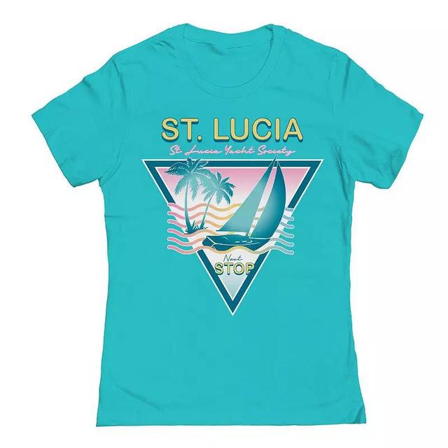 Juniors St Lucia Graphic Tee, Womens Product Image