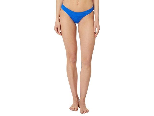 BECCA Coast Adela Rib Texture Hipster Bottom (Ultramarine) Women's Swimwear Product Image