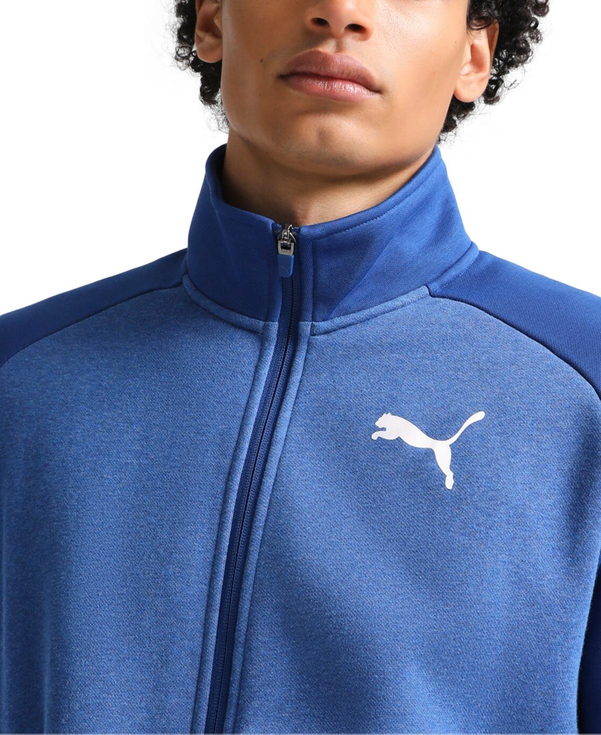 Puma Mens Contrast Fleece Logo Jacket Product Image