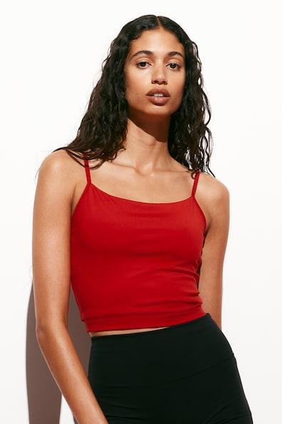 DryMove™ Cropped Sports Tank Top Product Image