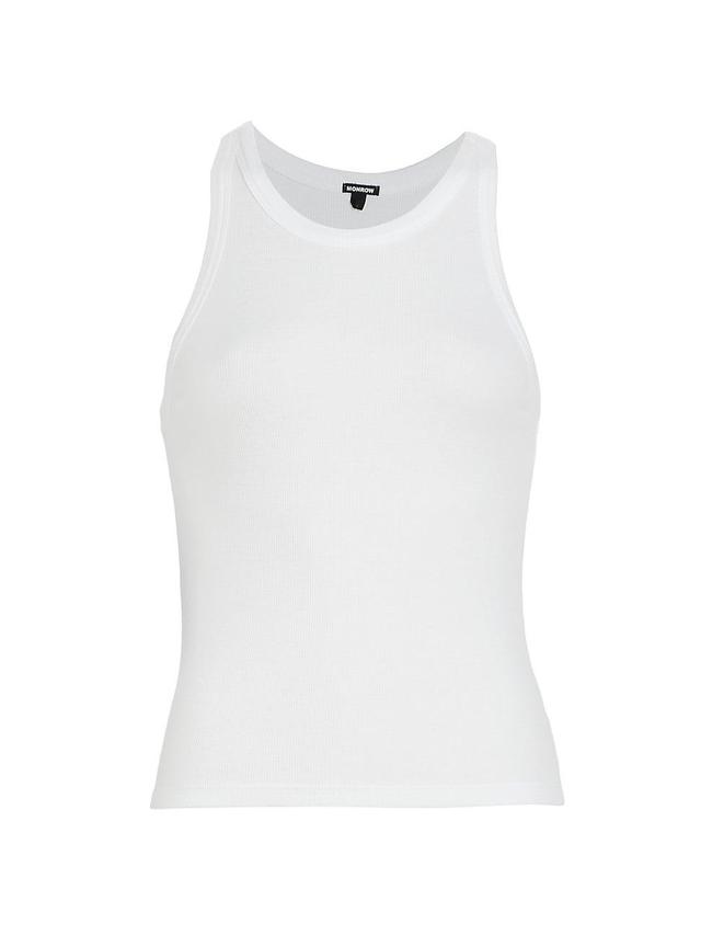 Womens Narrow Rib-Knit Tank Product Image