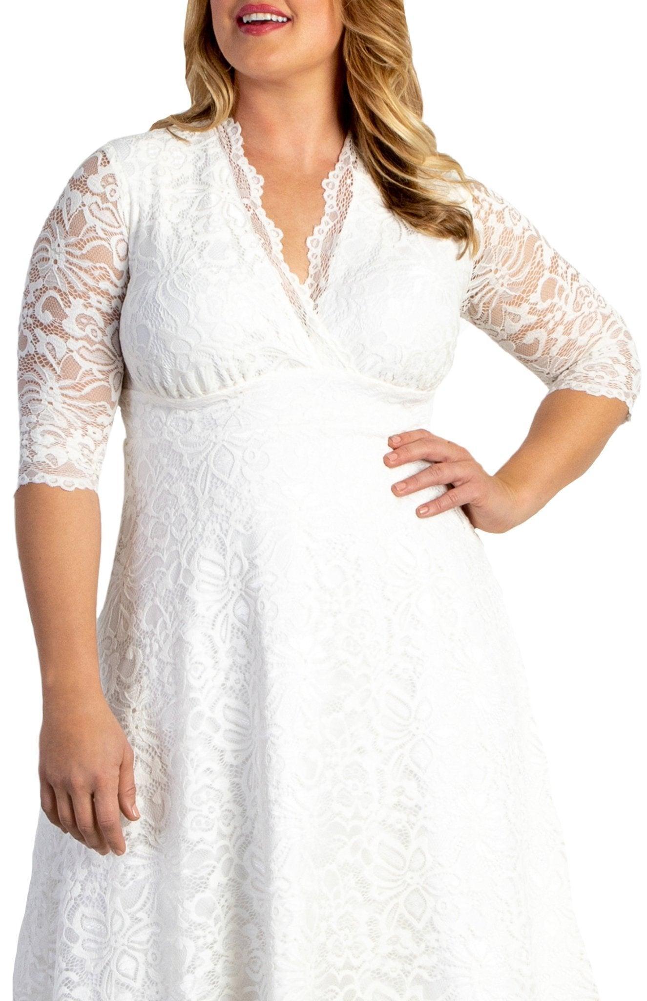 Bella Lace Dress - Plus Product Image