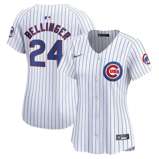 Nike Womens Cody Bellinger Navy Chicago Cubs City Connect Limited Player Jersey - White Product Image