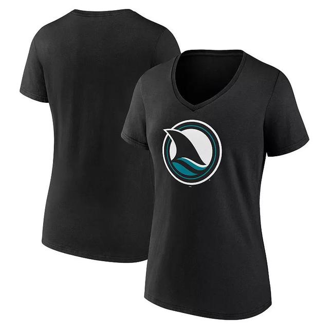 Womens Fanatics Black San Jose Sharks Alternate Graphic T-Shirt Product Image