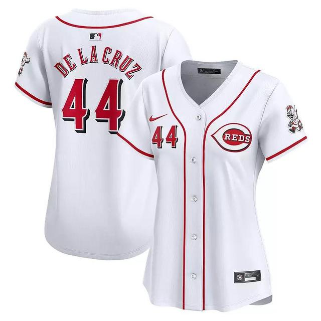 Womens Nike Elly De La Cruz White Cincinnati Reds Home Limited Player Jersey Product Image